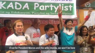 Marcos visits resettlements in Caloocan Malabon [upl. by Nner258]