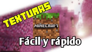 🔥Como INSTALAR packs de TEXTURAS en MINECRAFT PE 🤩 120 android [upl. by Prosper626]