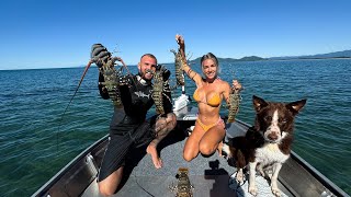 EPIC AUSSIE CRAYFISH CATCH amp COOK [upl. by Petersen]