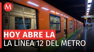 HOY reapertura total de la Línea 12 del Metro de CdMx [upl. by Ainekahs]