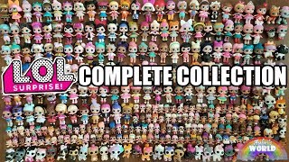 LOL Surprise COMPLETE COLLECTION ALL SERIES  LOL Full Set Series 1 2 3 4 Big Glam Glitter [upl. by Portie312]