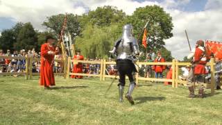 lice à pied tournoi dAnjou au château du Plessis Bourré [upl. by Nosral]