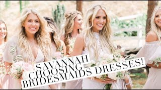 Savannah choosing bridesmaids dresses PreWedding [upl. by Evanne63]