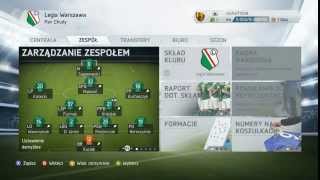 Fifa 14  Kariera Menedżera  Legia Warszawa 2 [upl. by Seel]