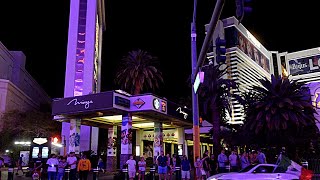 Las Vegas Strip at Night Cinco de Mayo 2021  It was CRAZY BUSY Las Vegas 2021  4K [upl. by Dulci401]