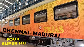 MOST LUXURY TRAIN 🚂 IN TAMIL NADU 🚂 CHENNAI TO MADURAI TEJAS EXPRESS  TAMIL VLOG  zvlogzz [upl. by Elleivad693]