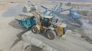 Rock Quarry Crushing Operations HD [upl. by Esidnac]