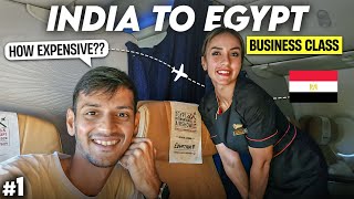 India to Egypt in BUSINESS CLASS ✈️  Egypt Visa for Indians  Egypt Tour Guide [upl. by Cory]