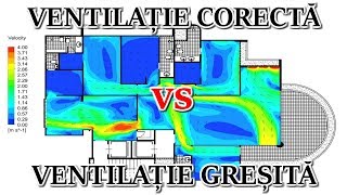 Ventilatie Corecta vs Ventilatie Gresita  Exemple la ventilarea casei [upl. by Shifrah]