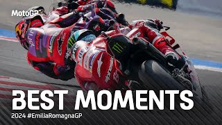 Best MotoGP™ Moments ⚔️  2024 EmiliaRomagnaGP [upl. by Nile]