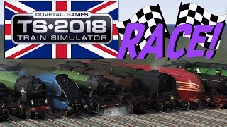 Train Simulator 2018  Classic British Locomotives RACE [upl. by Peony]