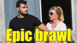 Britney Spears chased exhusband Sam Asghari with an axe during one of their epic fights [upl. by Maeve]