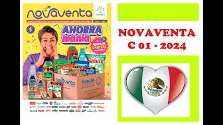 CATALOGO NOVAVENTA MEXICO 01  2024 [upl. by Ahsrav]