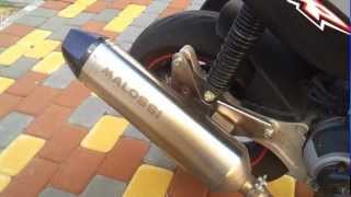 Gilera Runner 125St malossi exhaust [upl. by Noj]