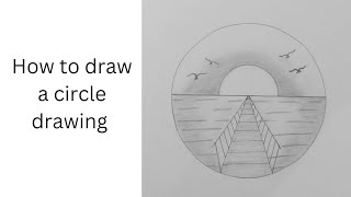 How to draw a circle drawing  ✏️ Pencil drawing  Step by step drawing 👍 MALIFEARTS [upl. by Martino617]