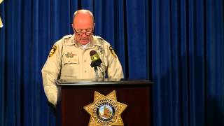 MEDIA BRIEFING Officer Involved Shooting Incident April 8 2014 [upl. by Yzus]