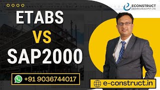 ETABS vs SAP2000  Watch this video to know the difference between the ETABS and SAP2000 [upl. by Ainoda897]