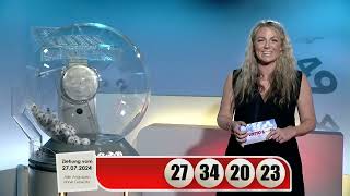 LOTTO 6aus49Gewinnzahlen von Samstag 27072024 [upl. by Jorie]