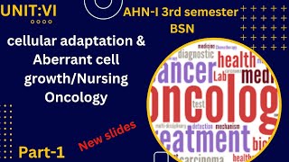 Cellular Adaptation amp Aberrant cell growthNursing oncology cover 3 semester AHNpatho new slides [upl. by Oran]