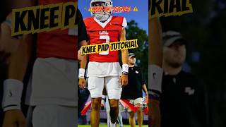 Knee pad tutorial ⚠️ football shorts tutorial [upl. by Tabib]