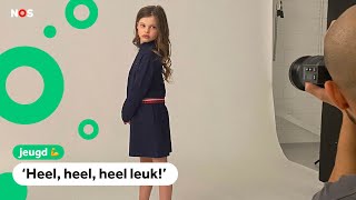 Joeke is 8 jaar en nu al een succesvol model [upl. by Seppala919]