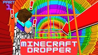 I PLAYED MINECRAFT DROPPER MAP PART 1 [upl. by Adnwahsor271]