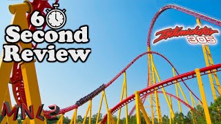 60 Second Review  Intimidator 305 at Kings Dominion shorts [upl. by Enia915]