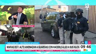 Alcalde Codina se refiere a amenazas a guardias por mafias de barberías  Tu Día  Canal 13 [upl. by Cutlip]