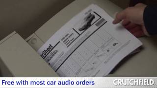 Crutchfield MasterSheet Complete Car Audio Installation Instructions  Crutchfield Video [upl. by Aihsened]