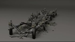 Maya Tutorial Destroying a wooden pier with Pulldownit by Esteban Cuesta [upl. by Esojnauj]