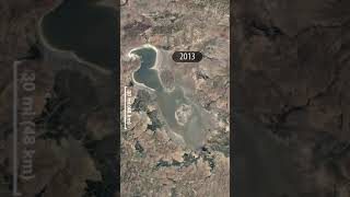 37 years in seconds  How the huge lake Urmia in Iran dries up [upl. by Gunilla]