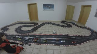 Carrera Digital 132 Race  12 Autos  360°C Ansicht Circuit de Catalunya 60FPS1080p [upl. by Notelrahc]