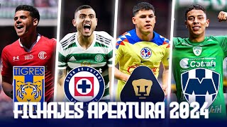 🚨FICHAJES APERTURA 2024 GIAKOUMAKIS AL CRUZ AZUL MAXI ARAUJO A TIGRES PRIMER REFUERZO RAYADO [upl. by Silvano]