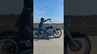 Riding on my Harley Davidson Softail Deluxe [upl. by Repsag169]