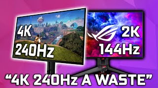 Is 4K 240Hz a Waste  Cheap vs Expensive Monitors [upl. by Aduhey]