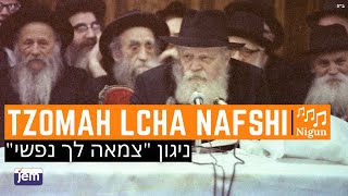 The Lubavitcher Rebbe Singing The Niggun Tzoma Lcha Nafshi [upl. by Miles]