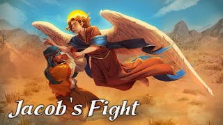 Jacobs Fight With God Biblical Stories Explained [upl. by Mchale]