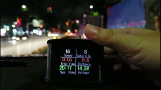 Display HUD Mobil OBD2 Onboard Computer Speedometer OTOHEROES P10 [upl. by Magdaia445]