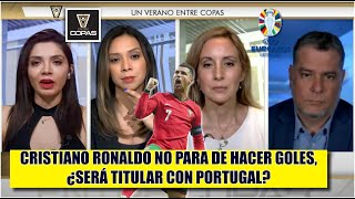 CRISTIANO RONALDO es una máquina de hacer goles ESTÁ PARA SER TITULAR en PORTUGAL  Entre Copas [upl. by Acisey232]