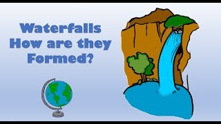 How a Waterfall is formed  labelled diagram and explanation [upl. by Muffin]