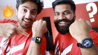 Apple Watch Series 3 Nike Edition Unboxing Ft MumBiker Nikhil [upl. by Wooster511]