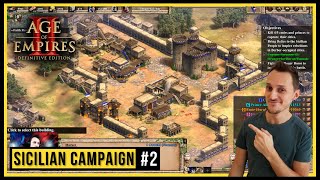 Aoe2 DE  The Hautevilles Campaign  2 Roger in Sicily Walkthrough [upl. by Angadresma597]