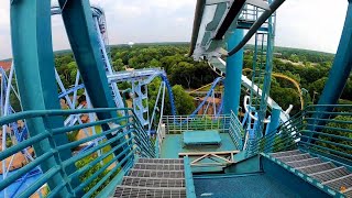 Alpengeist Front Row Onride Video  Busch Gardens Williamsburg  NonCopyright [upl. by Ahsha]