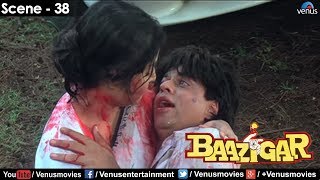 Sharukh Khan dying Baazigar [upl. by Keyek]