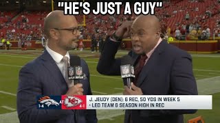 Steve Smith Sr Just Loses It On Jerry Jeudy On National Television [upl. by Beffrey939]