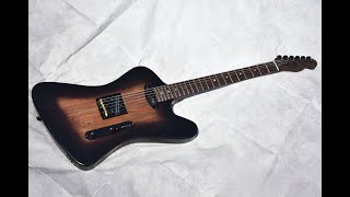 Specs Partscaster Custom Firebird Telecaster Hybrid 24 Tobacco Burst 255quot Scale Parallel Universe [upl. by Aya118]