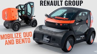 Renault Group Mobilize Duo And Bento Urban EVs Debut [upl. by Leasim]