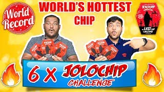 WORLDS HOTTEST JOLO CHIP EATING CHALLENGE  Spiciest Chip  Brother Vs Brother  Viwa Brothers [upl. by Klemperer552]