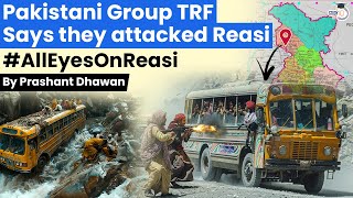 Pakistani Group TRF Says they attacked Reasi  Will India take action against Pakistan [upl. by Alih]