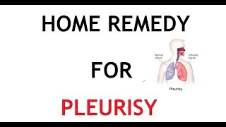 5 Home Remedy for Pleurisy [upl. by Eldnik]